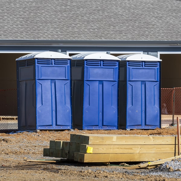 what is the maximum capacity for a single porta potty in Pennville Indiana